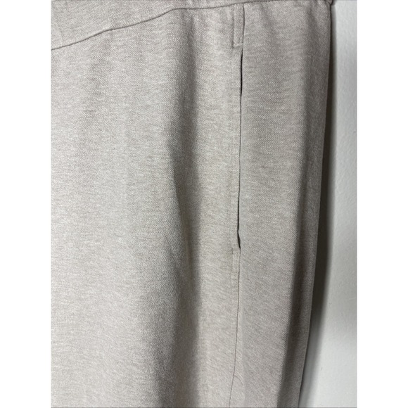 New Plus Eileen Fisher Organic Cotton Beige Crop Straight Leg Pant 3X - Picture 2 of 10